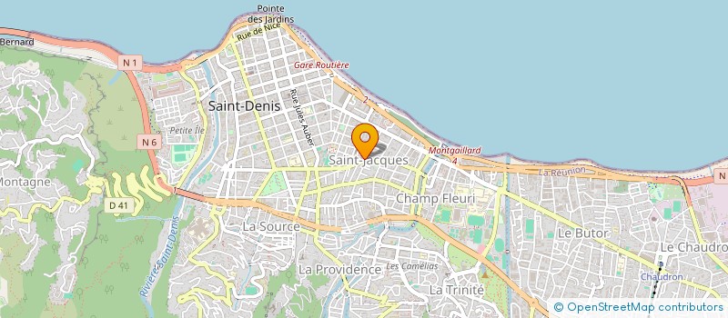 localisation de l'entreprise BUROCEAN à SAINT-DENIS