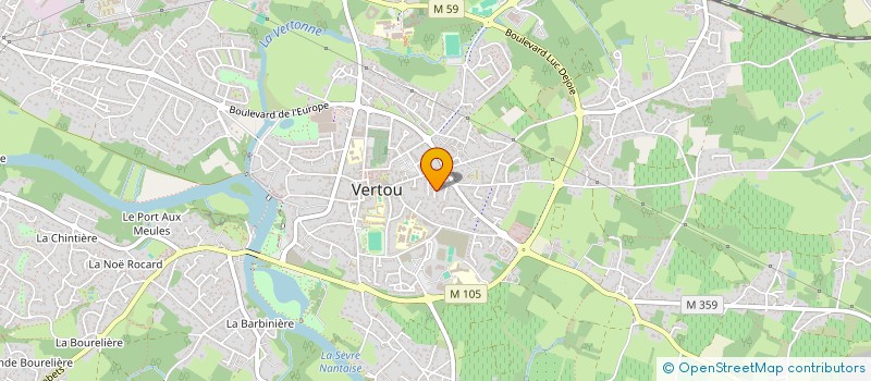 localisation de l'entreprise BUROCEANE  VERTOU