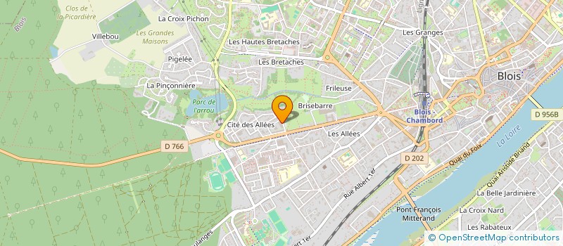 localisation de l'entreprise BUROCENTER à BLOIS