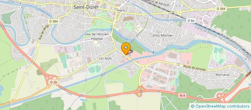 localisation de l'entreprise BUROCOPY à SAINT-DIZIER