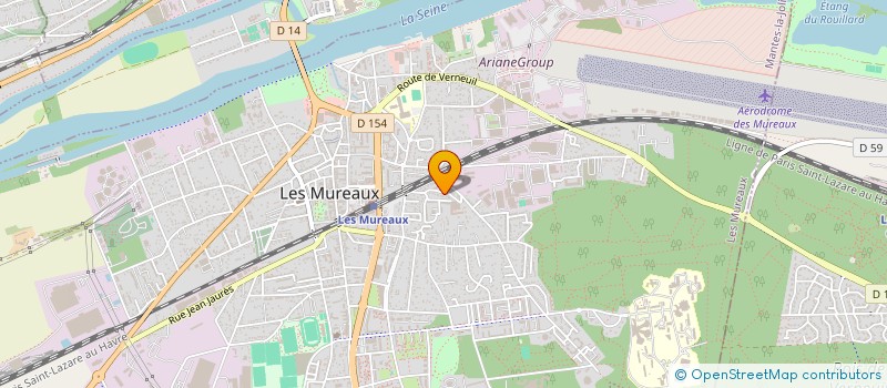 localisation de l'entreprise BURODOM à LES MUREAUX