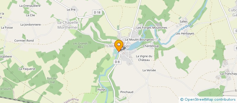localisation de l'entreprise BUROFORM à VALDIVIENNE