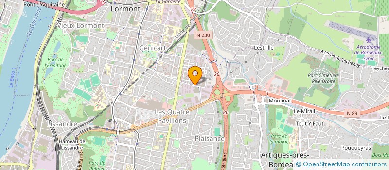 localisation de l'entreprise BUROK HOLDING  LORMONT