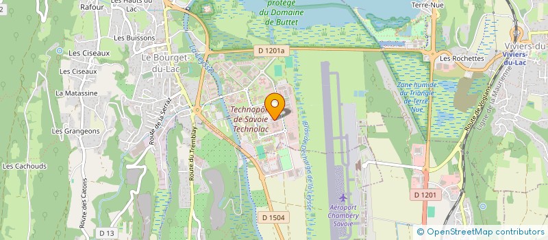 localisation de l'entreprise BUROLAC  LE BOURGET-DU-LAC