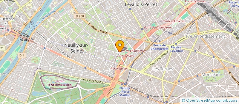 localisation de l'entreprise BUROLINK à NEUILLY-SUR-SEINE