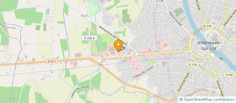 localisation de l'entreprise BUROLOFI à BIAS