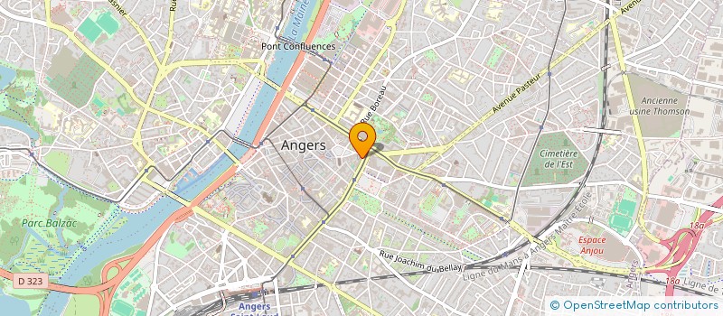 localisation de l'entreprise BUROLOGIC 49  ANGERS