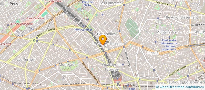 localisation de l'entreprise BUROLUX  PARIS