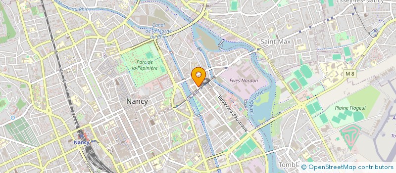 localisation de l'entreprise BUROMATIQUE BEY à NANCY