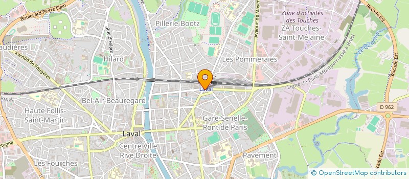 localisation de l'entreprise BURON 2021 à LAVAL