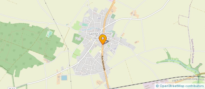 localisation de l'entreprise BURON-DUBOIS  SAINTE-GEMME-LA-PLAINE