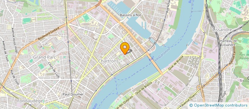 localisation de l'entreprise BURONEO à BORDEAUX
