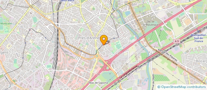 localisation de l'entreprise BURONET & NETOTEL à MONTPELLIER