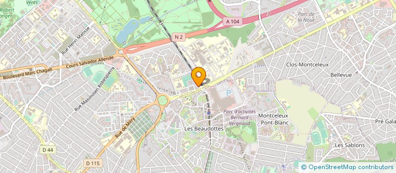 localisation de l'entreprise BURONOR SERVICE à AULNAY SOUS BOIS