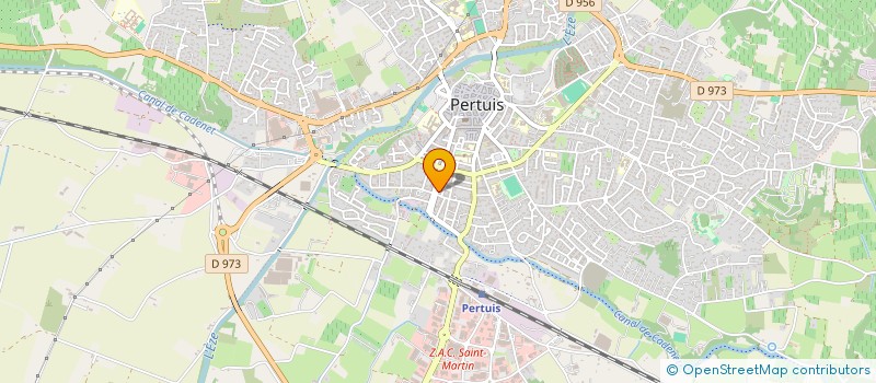 localisation de l'entreprise BURONOT  PERTUIS