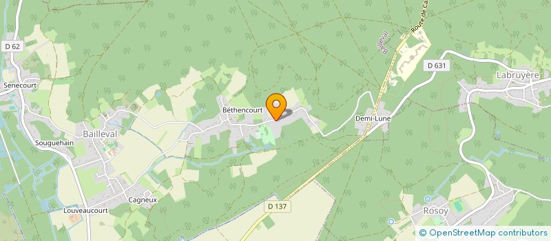 localisation de l'entreprise BUROPARC  BAILLEVAL