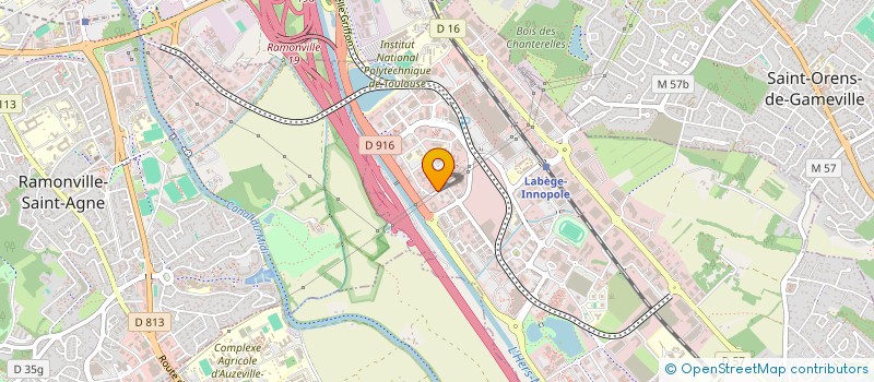 localisation de l'entreprise BUROPOLE SERVICES  LABEGE