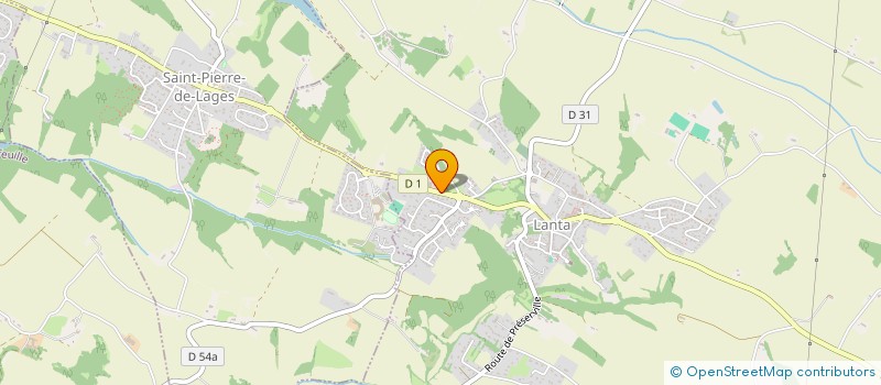 localisation de l'entreprise BUROPRO  SAINT-PIERRE-DE-LAGES