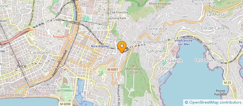 localisation de l'entreprise BUROPTIMISTE  NICE