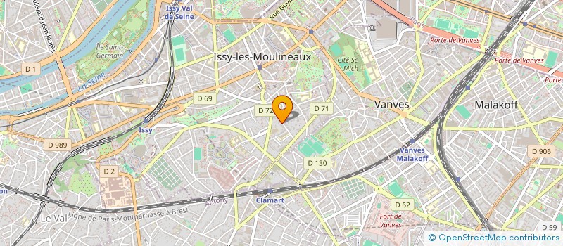 localisation de l'entreprise BUROS TOUPET à ISSY-LES-MOULINEAUX