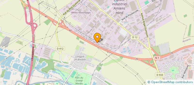 localisation de l'entreprise BUROSYSTEM à AMIENS