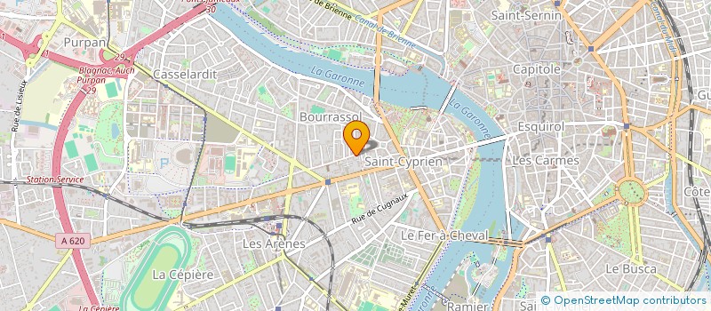 localisation de l'entreprise BUROTEL à TOULOUSE