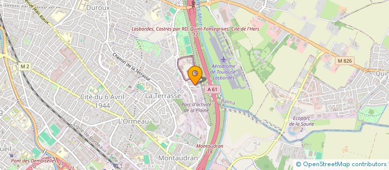 localisation de l'entreprise BUROTEL L'ESPACE ENTREPRISES à TOULOUSE
