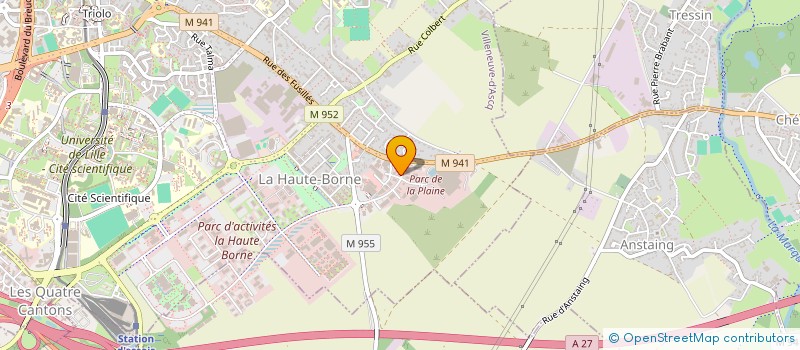 localisation de l'entreprise BUROTEX SARL  VILLENEUVE-D'ASCQ