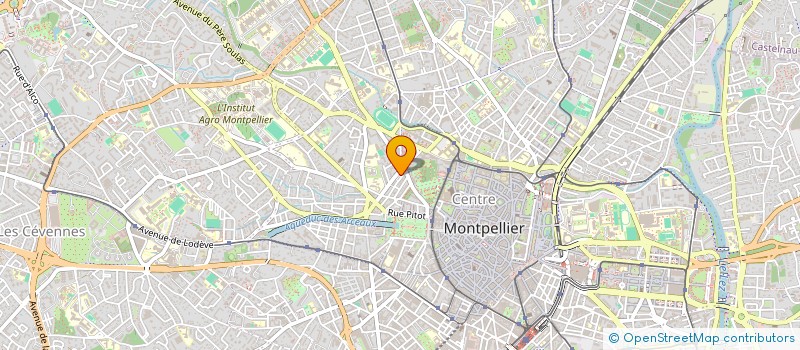 localisation de l'entreprise BUROTIC FRANCE à MONTPELLIER