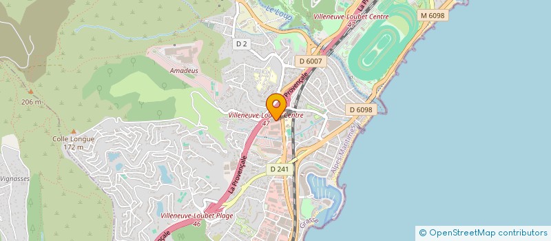 localisation de l'entreprise BUROTIK GROUP  VILLENEUVE-LOUBET