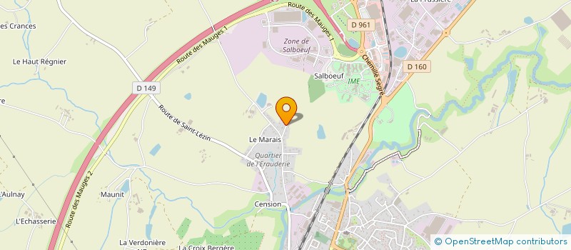 localisation de l'entreprise BUROTIQ  CHEMILLE-EN-ANJOU