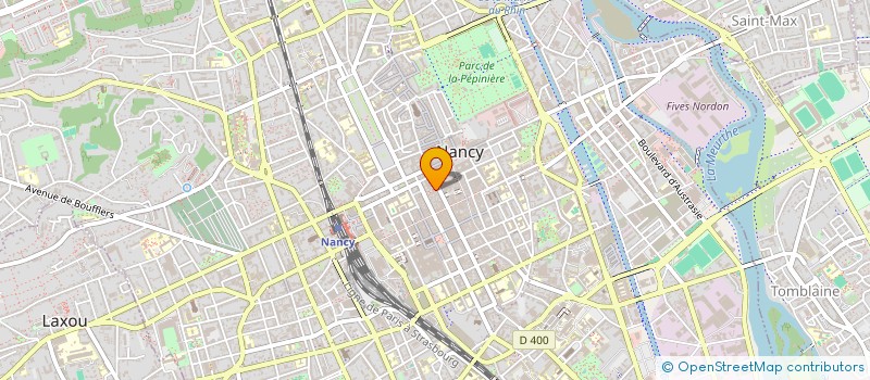 localisation de l'entreprise BUROTIQUE 54 à NANCY