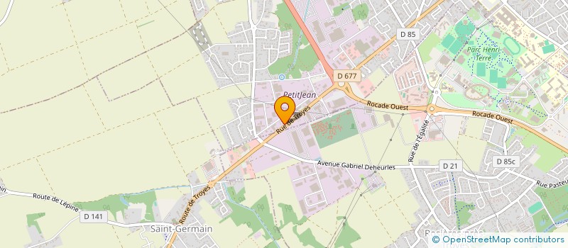 localisation de l'entreprise BUROTONIC à SAINT-ANDRE-LES-VERGERS