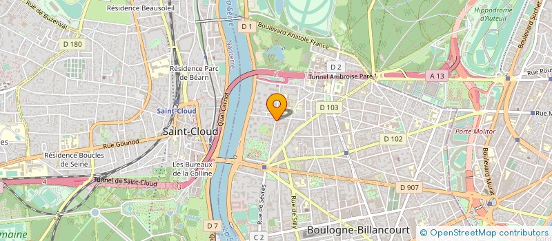 localisation de l'entreprise BUROTRUST à BOULOGNE-BILLANCOURT
