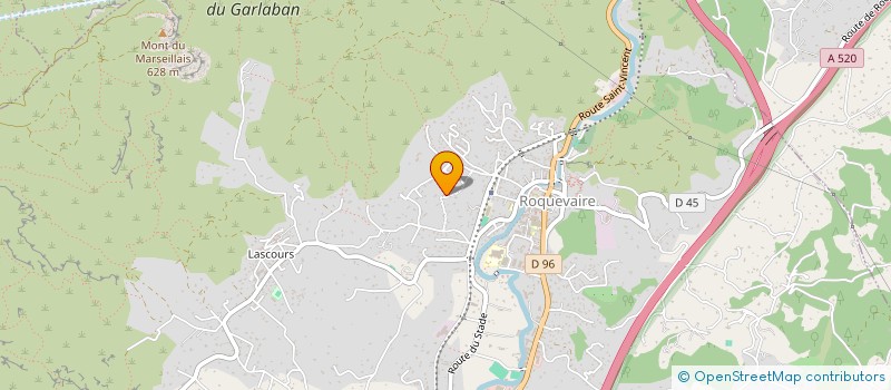 localisation de l'entreprise BUROZINE  ROQUEVAIRE