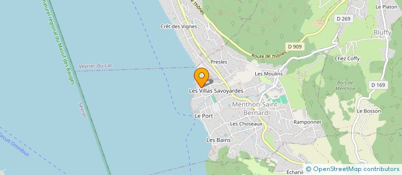 localisation de l'entreprise BURQUIAH  MENTHON-SAINT-BERNARD