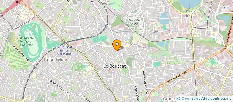 localisation de l'entreprise BURRA & CO  LE BOUSCAT