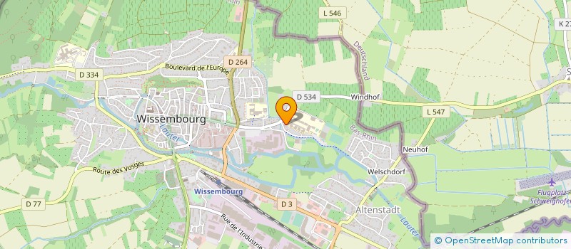localisation de l'entreprise BURSTNER SA à WISSEMBOURG