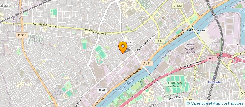 localisation de l'entreprise BURT GROUPE  ARGENTEUIL