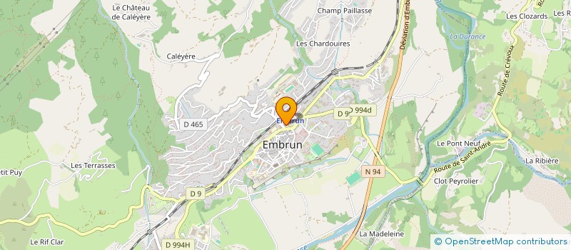 localisation de l'entreprise BURTA  EMBRUN