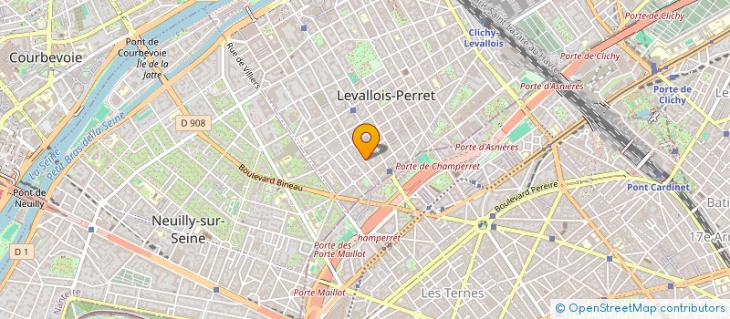 localisation de l'entreprise BURTIN ET ASSOCIES - JMFB PARTICIPATIONS à LEVALLOIS-PERRET