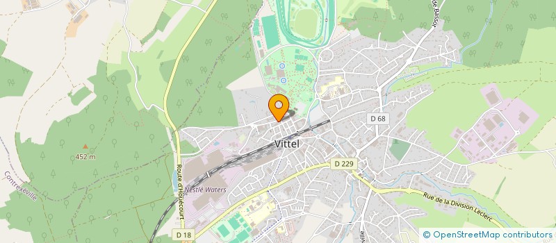 localisation de l'entreprise BURTSCHY à VITTEL
