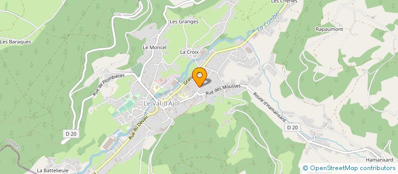 localisation de l'entreprise BURVAL à LE VAL-D'AJOL