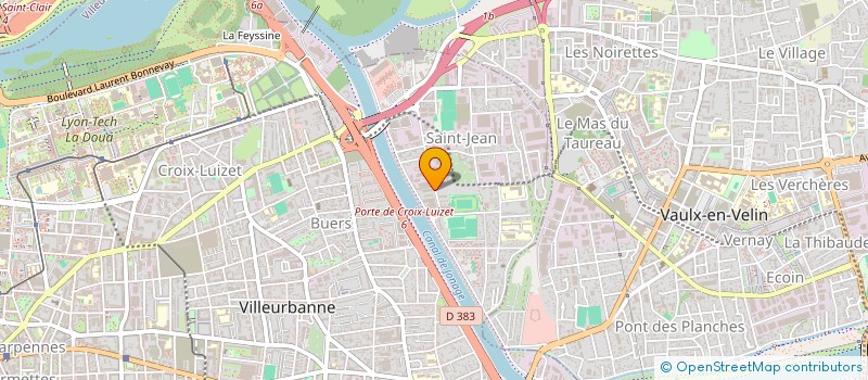 localisation de l'entreprise BURZAL à VILLEURBANNE