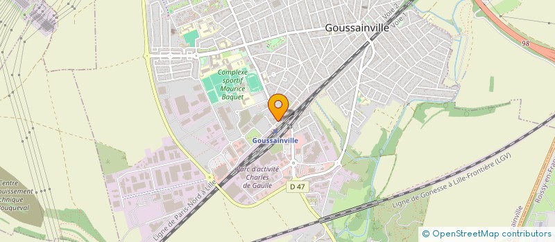 localisation de l'entreprise BUS DE L'INITIATIVE  GOUSSAINVILLE