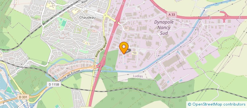 localisation de l'entreprise BUS-EST  LUNEVILLE