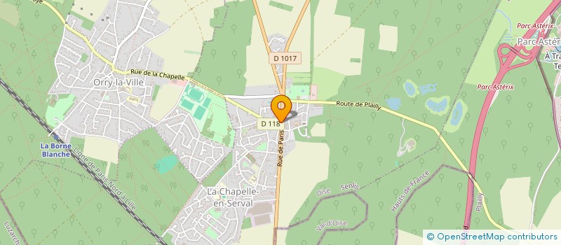 localisation de l'entreprise BUS SYSTEM à LA CHAPELLE-EN-SERVAL