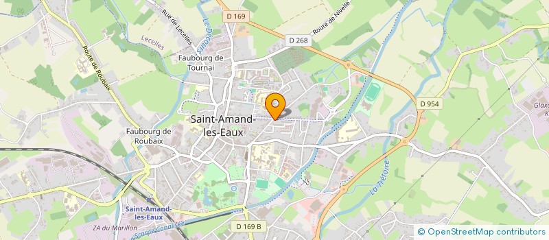 localisation de l'entreprise BUSAH  SAINT-AMAND-LES-EAUX