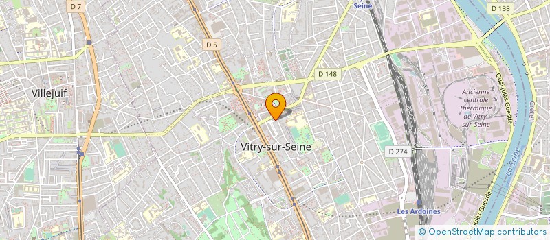 localisation de l'entreprise BUSAIDO CLUB DE FRANCE à VITRY-SUR-SEINE