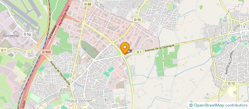 localisation de l'entreprise BUSANS  PERPIGNAN